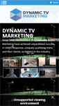 Mobile Screenshot of dynamictvmarketing.com