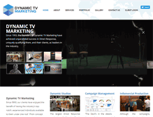Tablet Screenshot of dynamictvmarketing.com